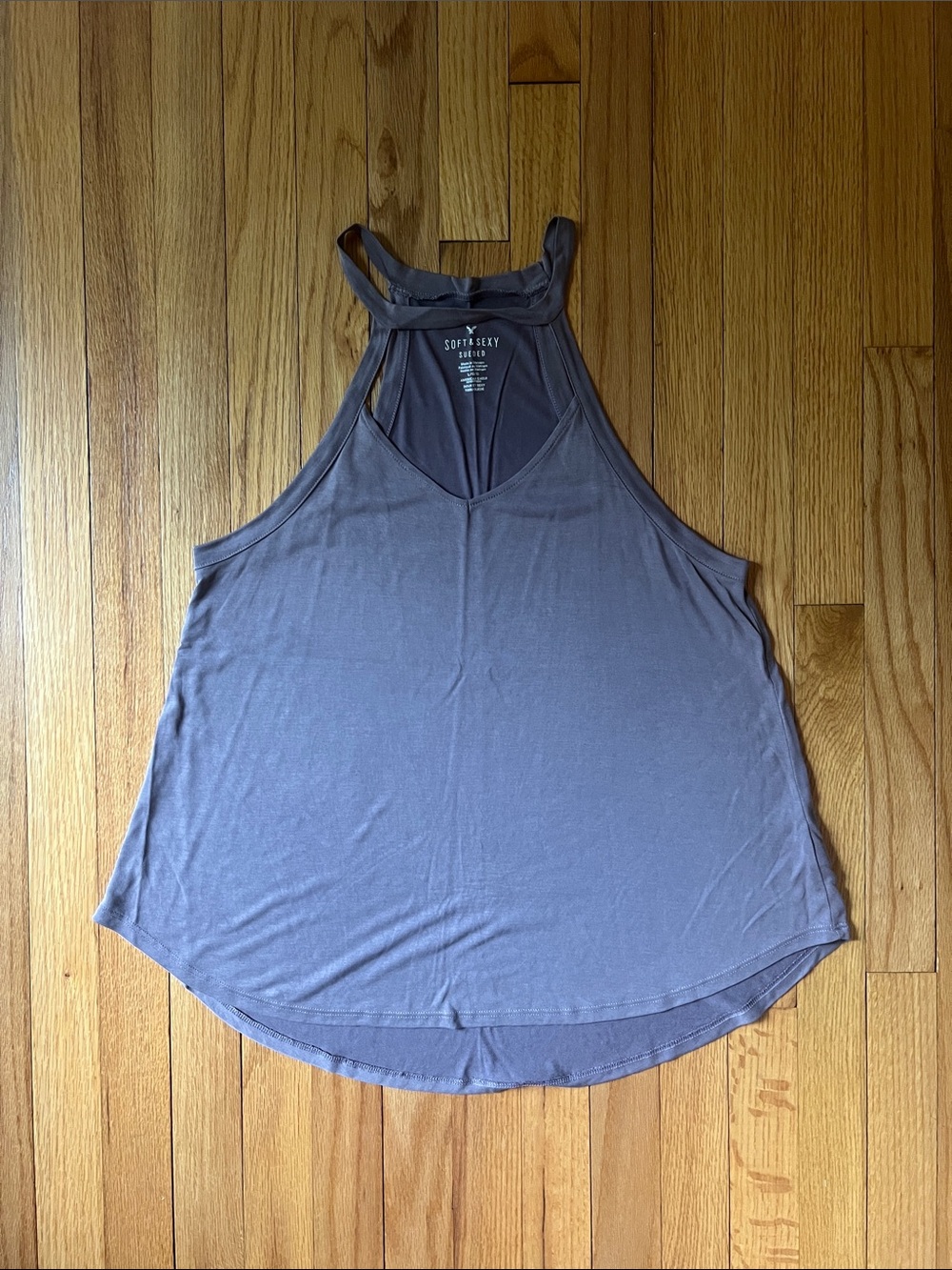 American Eagle Outfitters Mauve Racerback Tank